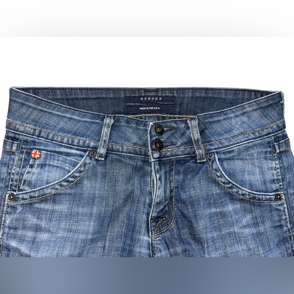 Hudson Jeans Women's Cropped Flare in Deep Blue - Picture 3 of 6